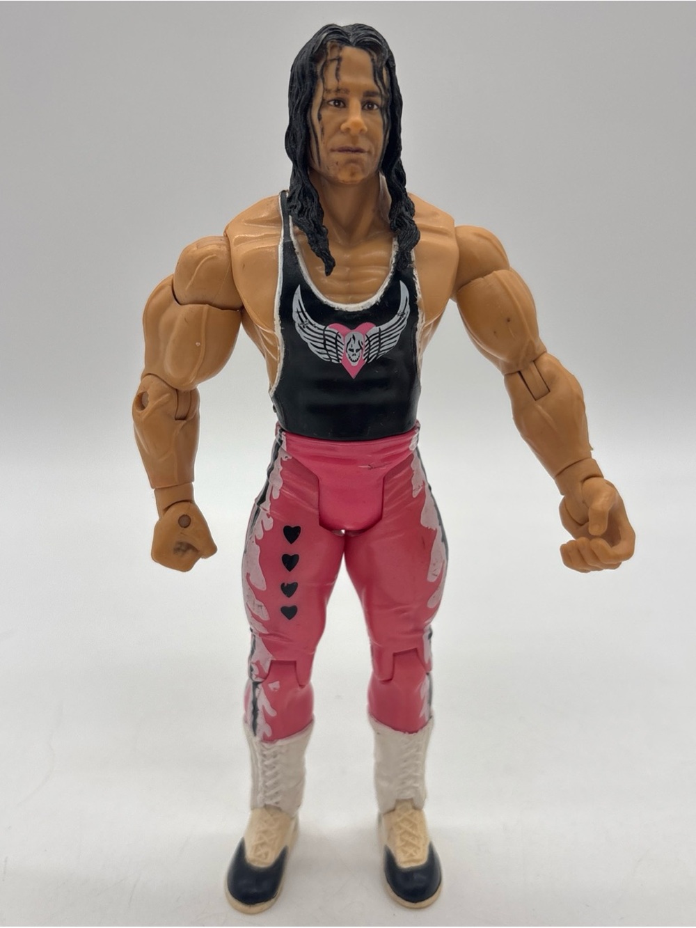 WWE Bret 'The Hitman' Hart 2003 Jakks Pacific Wrestling Action Figure